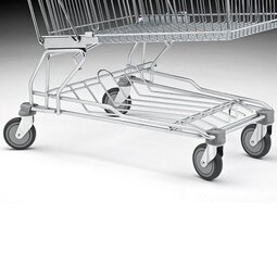 Metallilanka-ostoskärry 150 L